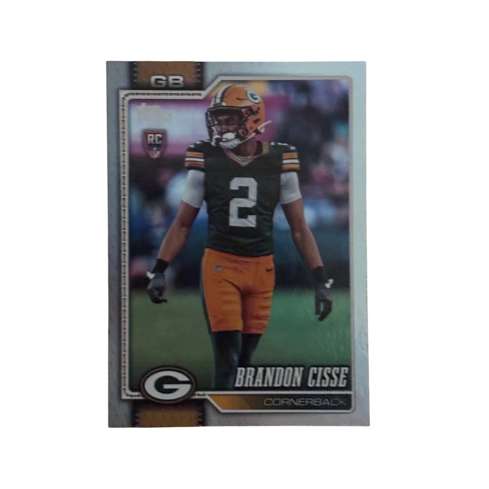 Topps Brandon Cisse Rookie Card Green Bay Packers CB #375 South Carolina RC NFL